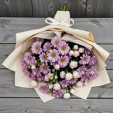 Букет цветов из:  Розы и Хризантемы в Ильинка Тульская область