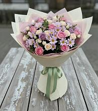 Букет цветов из:  Розы и Хризантемы в Ильинка Тульская область
