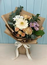 Букет цветов из:  Герберы и Хризантемы #REPLACE_PRED# Ильинка Тульская область