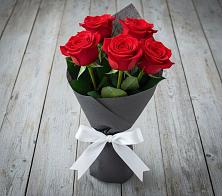 Букет 5 Красных роз Эдлесс Лав #REPLACE_PRED# Ильинка Тульская область