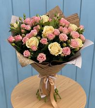 Букет цветов из:  Розы в Ильинка Тульская область
